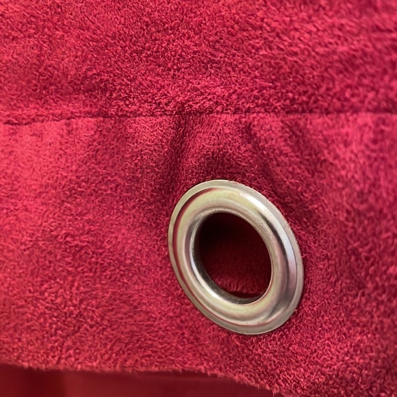 Brick Red Shower Curtain - Picture 4 of 4